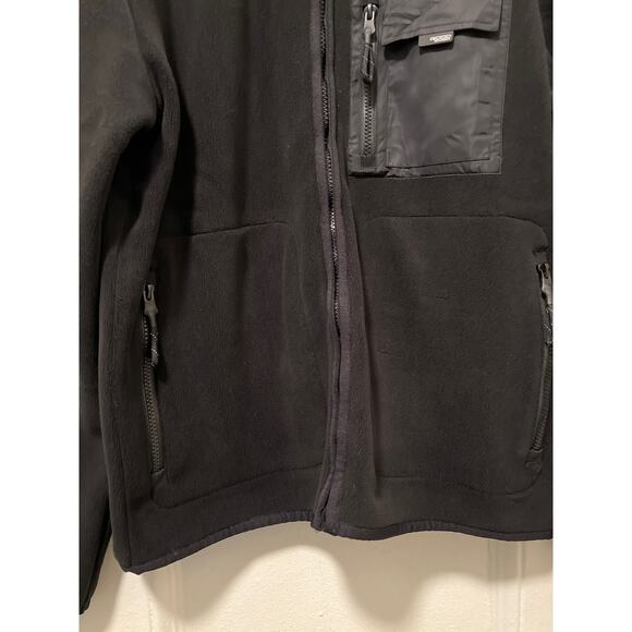 XIOS Fleece Persuasion Zip Up Sweater Jacket Black Size L - Picture 6 of 11